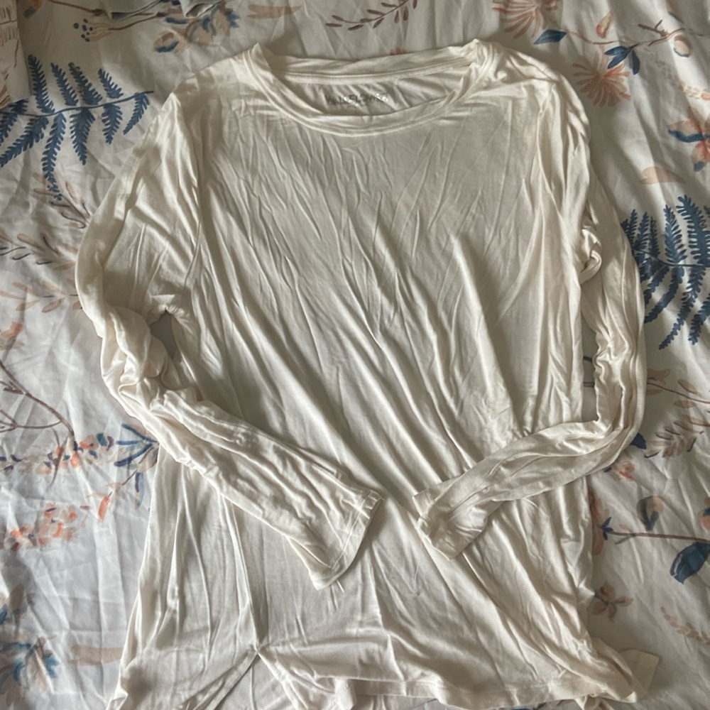 Wallflower white long sleeve tee size large